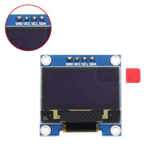 0 96 Polegada iic i2c série gnd 128x64 oled lcd módulo de exibição led