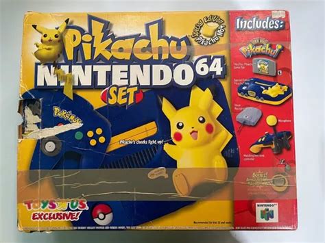 Consola Nintendo 64 Pokemon Pikachu N64 Pikachu Edition