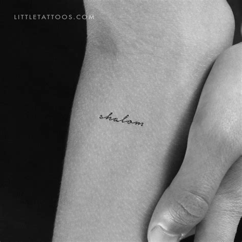 shalom temporary tattoo set   temporary  tattoos
