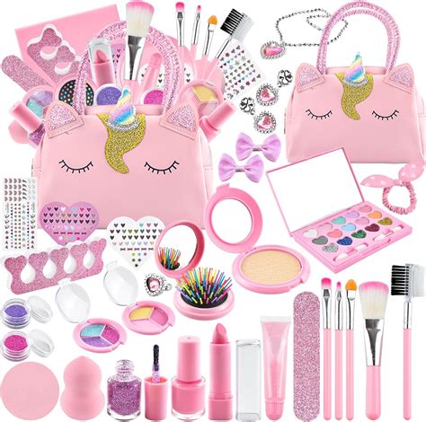 31 Pièces Maquillage Enfant Fille Malette Maquillage Enfant Coffret