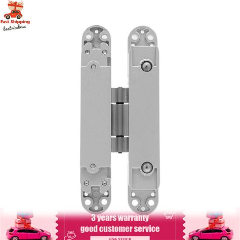 Pcs Inch Swing Hidden Door Hinges Zinc Alloy Invisible Hinges