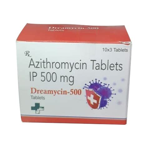 Azithromycin 500 Mg Tablets Ip At Rs 794strip Of 3 Tablets