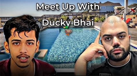 Sbb Dost Pool Par Ga Or Famous Youtuberduckybhai Sa Meetup Hogaya😧😍