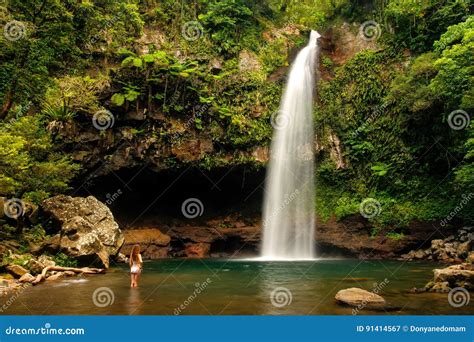 Lower Tavoro Waterfalls in Bouma National Heritage Park, Taveuni Island ...