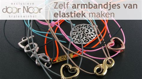 Armbandje Van Elastiek Maken Youtube