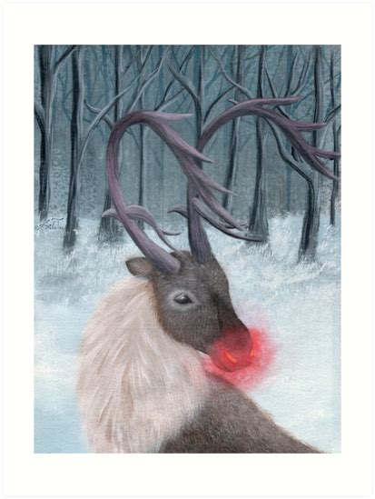 Reindeer Painting at PaintingValley.com | Explore collection of ...