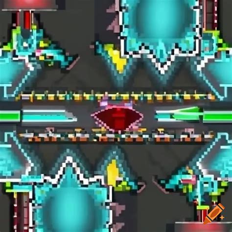 Geometry Dash Layout Screenshot On Craiyon