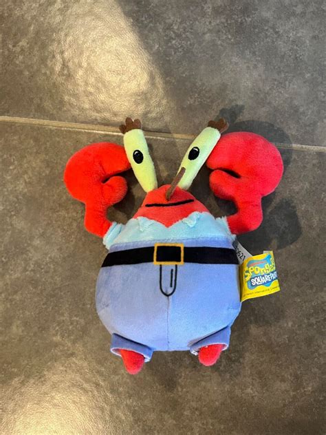 Spongebob Squarepants Mr Krabs Stuffed Plush Toy 7 Ebay