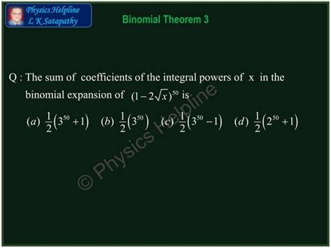 Binomial Theorem 3 PPT