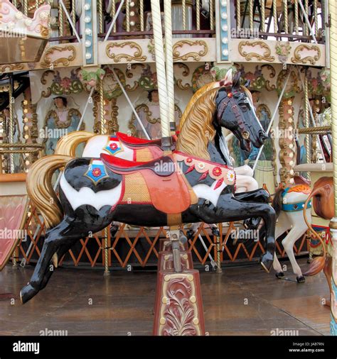 Historical Carousel Horse Hi Res Stock Photography And Images Alamy