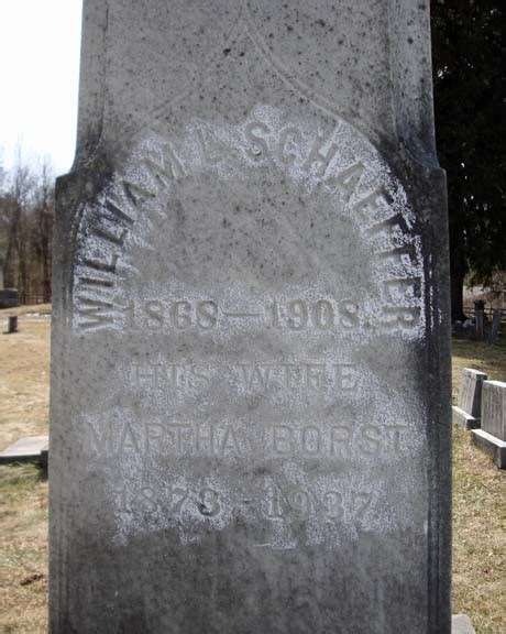 Martha Borst Schaeffer Find A Grave Memorial