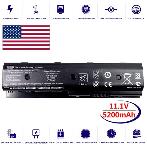 Battery For Hp Envy Dv6 7280sl Dv6 7290ef Dv6 7290ex Dv6 7229wm Dv6