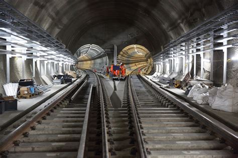 Crossrail Unveils New Pictures Showing Progress With Tunnel Fit Out Work