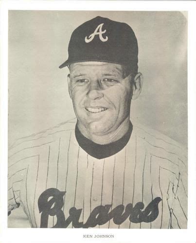 1968 Atlanta Braves 8x10 Photocards 16 Ken Johnson Front Atlanta