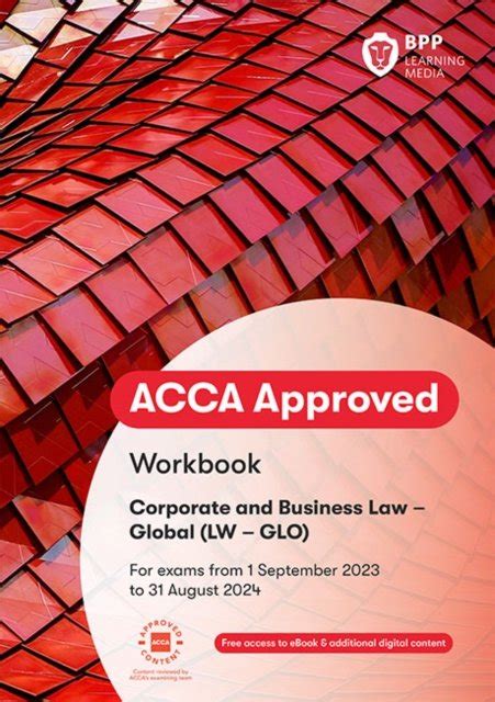 ACCA Corporate And Business Law Global Workbook BPP Learning Media