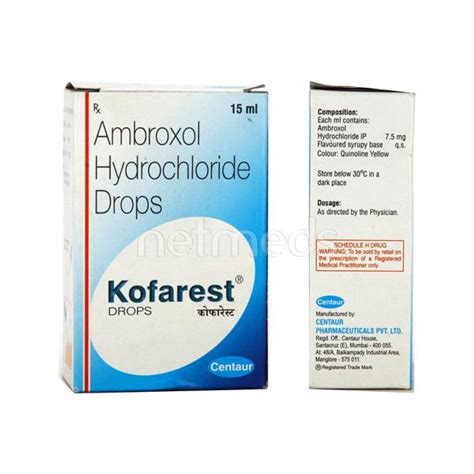 Kofarest Drops 15ml Price Uses Side Effects Netmeds