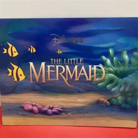 The Little Mermaid Disney Set Of 4 Exclusive Lithograph Portfolio Nice 4621870910