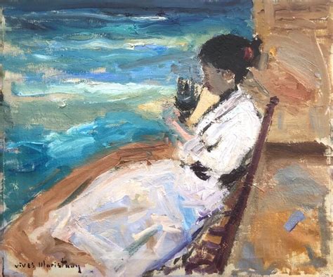 Joan Vives Maristany XX Mujer En La Playa Catawiki