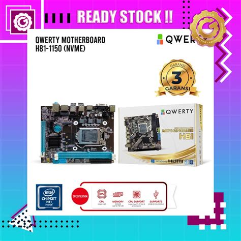 Jual Motherboard Qwerty H Nvme Lga Ddr Shopee Indonesia