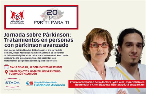 Asociación Párkinson Aparkam impulsa la Jornada sobre Párkinson