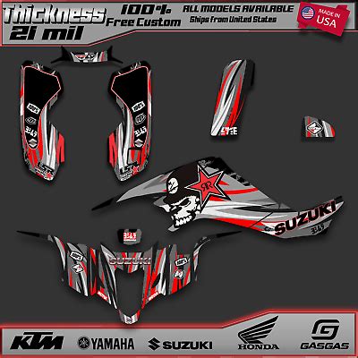 LTZ 400 Suzuki Wrap Graphics Stickers Kit Decals Atv Quad 2003 2008