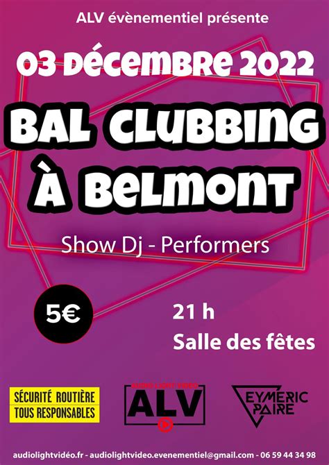 BAL CLUBBING à BELMON Mairie de Saint Victor de Cessieu