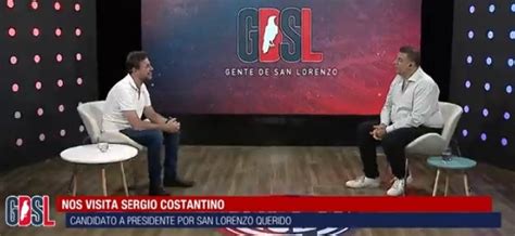 Gente De San Lorenzo Y Un Imperdible Mano A Mano Con Sergio Constantino