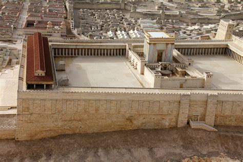 Second Temple. Model of the ancient Jerusalem. ⬇ Stock Photo, Image by ...