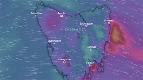 Hobart Wind Severe Weather Warning For Tasmania As Snow Rain And