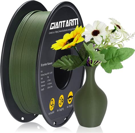 Amazon Wellshow Matte PLA Filament 1 75mm 3D Printing Filament