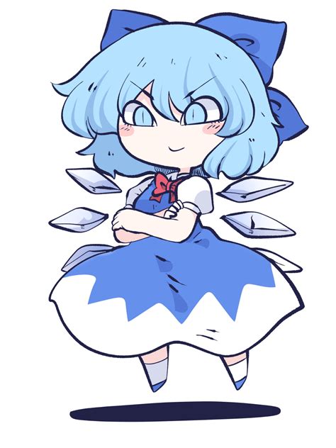 Safebooru 1girl Blue Bow Blue Dress Blue Eyes Blue Footwear Blue Hair