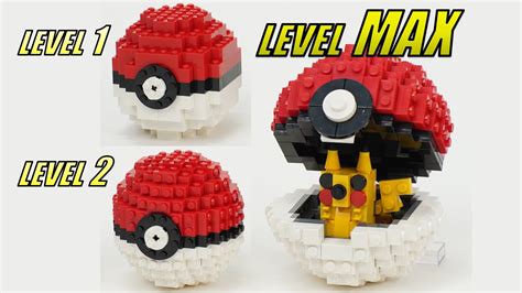 How To Build A Pokemon Ball With Lego Bricks Youtube