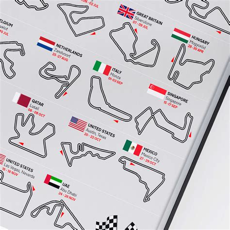 Formula 1 Calendar 2023 :: Behance