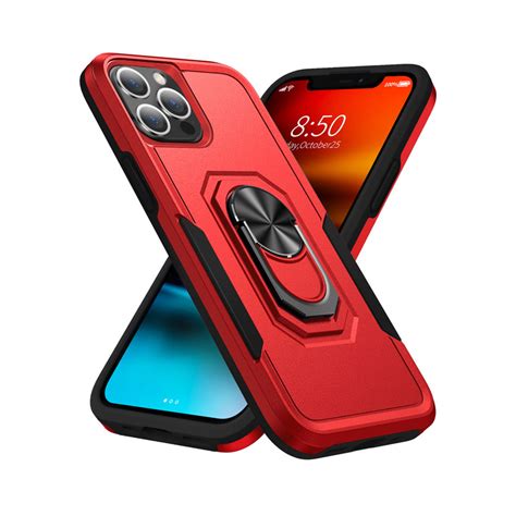 Rugged Ring Red Iphone Pro Max Igen Mobility