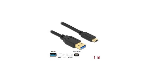 Delock SuperSpeed USB 10 Gbps USB 3 2 Gen 2 1 M 83870 Cablu USB Type