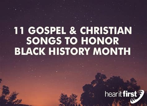 11 Gospel & Christian Songs To Honor Black History Month