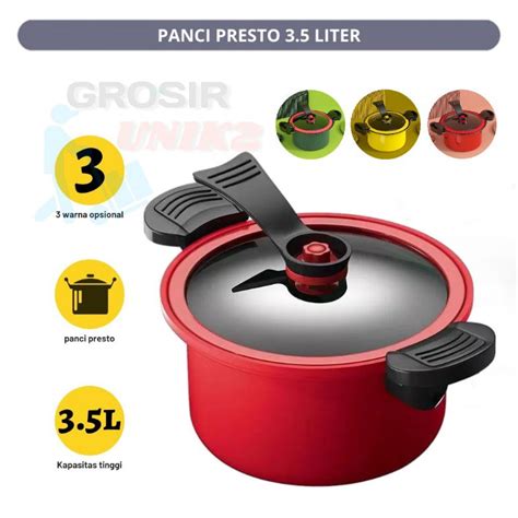 Jual Promo Panci Presto Totipotent Pot Pressure Pot Teflon Presto