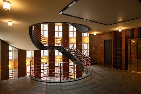 Sprinkenhof Interior Staircase Of An Expressionist Office Building In