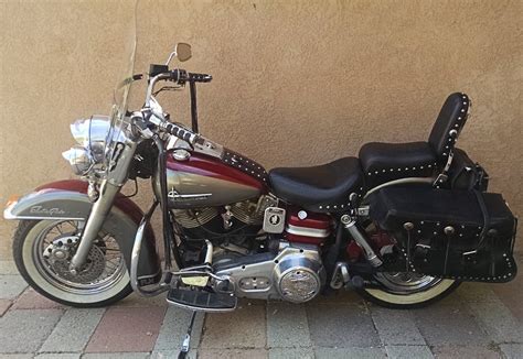 Restored Harley Davidson FLH Electra Glide 1983 Photographs At