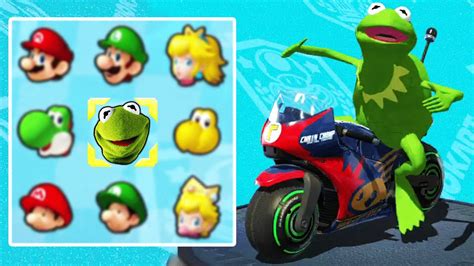 Kermit The Frog In Mario Kart Deluxe Youtube