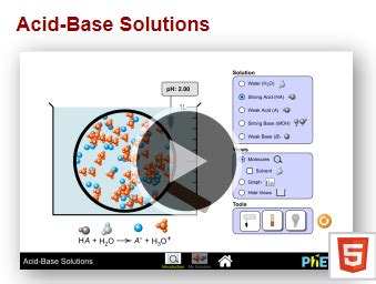 Phet Acid Base Solutions Worksheet