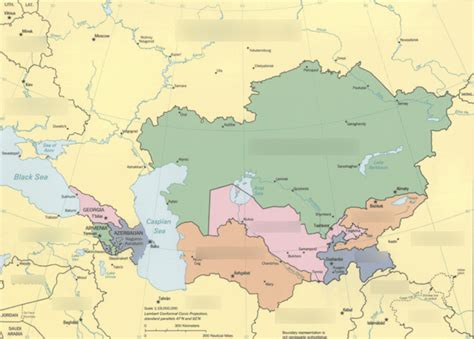 Central Asia Map Diagram Quizlet