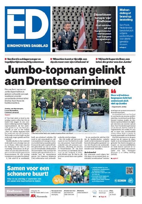 Eindhovens Dagblad Proefabonnement Proefabonnementen