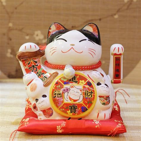 Jual Hiasan Imlek Lucky Cat Baterai Lucky Cat Keramik Tangan