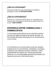 Informaci N Sobre La Subcultura Criminal Y La Diferencia Entre La