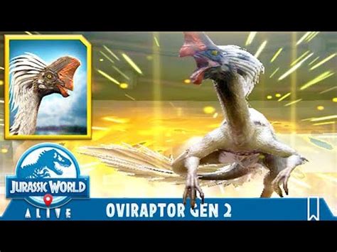 New Oviraptor Gen Epic Unlocked Jurassic World Alive Youtube