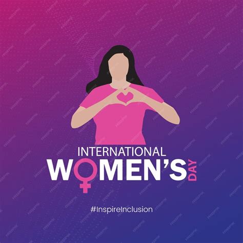 Premium Vector International Womens Day Concept Poster 2024 Womens Day Campaign Theme