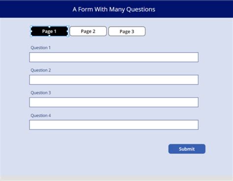 PowerApps Multi Page Forms Step By Step