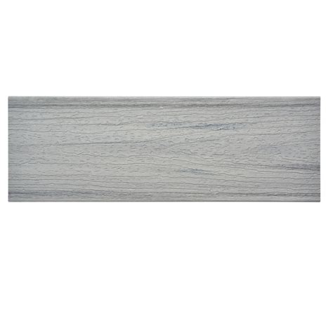 Trex Enhance Naturals Composite Deck Board Foggy Wharf 16 Ft L Grooved Edge Txeng21616gfw