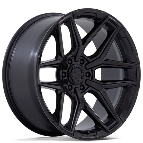 18 Fuel Wheels Fc854mx Flux 6 Blackout Off Road Rims Fl394 1